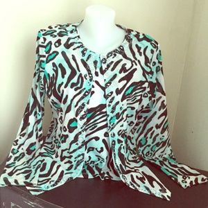 Two Piece Animal Print Set